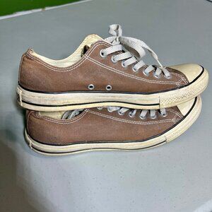 Converse Brown Low Tops - Men's 9 - Women's 11